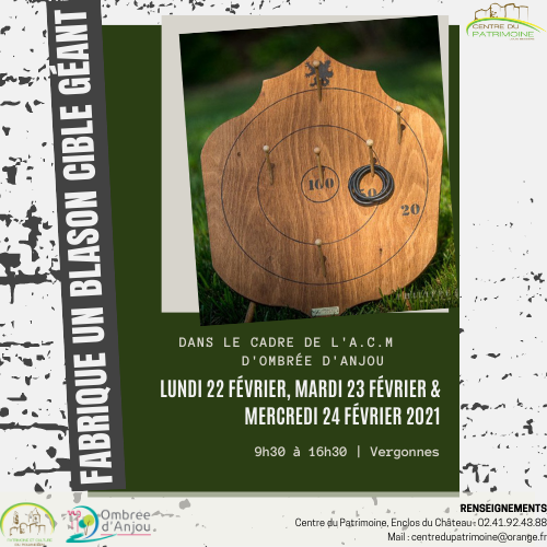 ACM Vergonnes - Fabrique un blason cible géant
