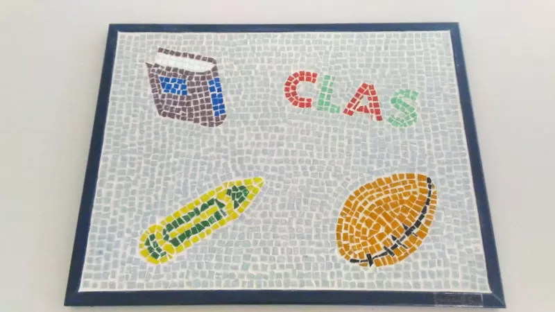 Mosaïque pour le CLAS de Renazé