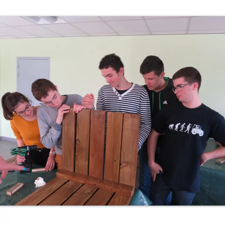 Ensemble de jardin pour le foyer MFR de Segré