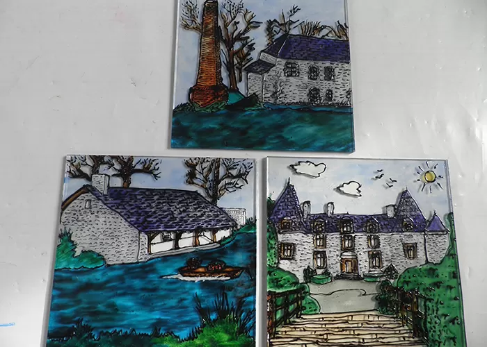 Peinture sur verre
