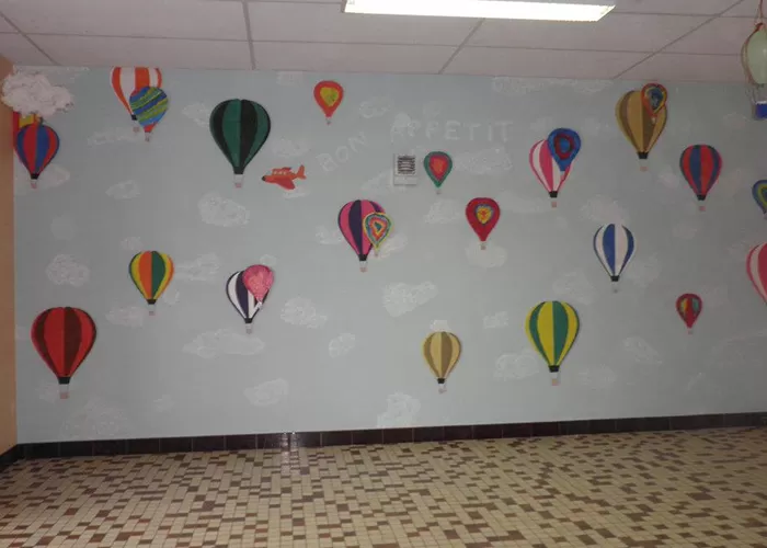 Fresque sur un mur