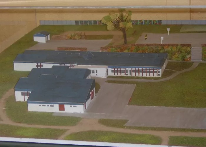 Maquette de l'école J.Verne Pouancé