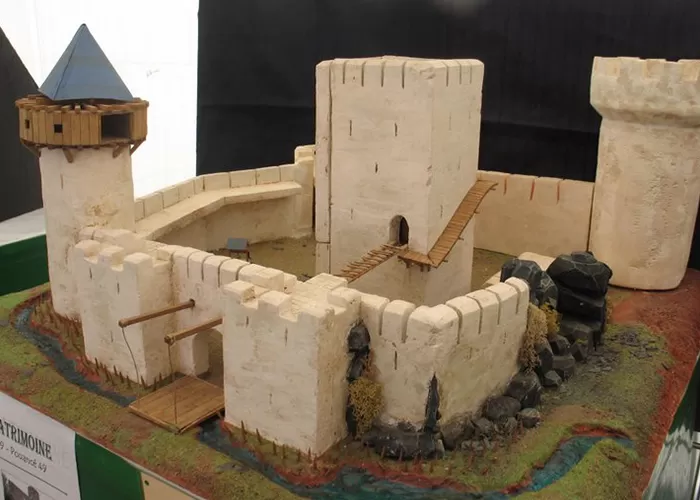 Maquette du château type